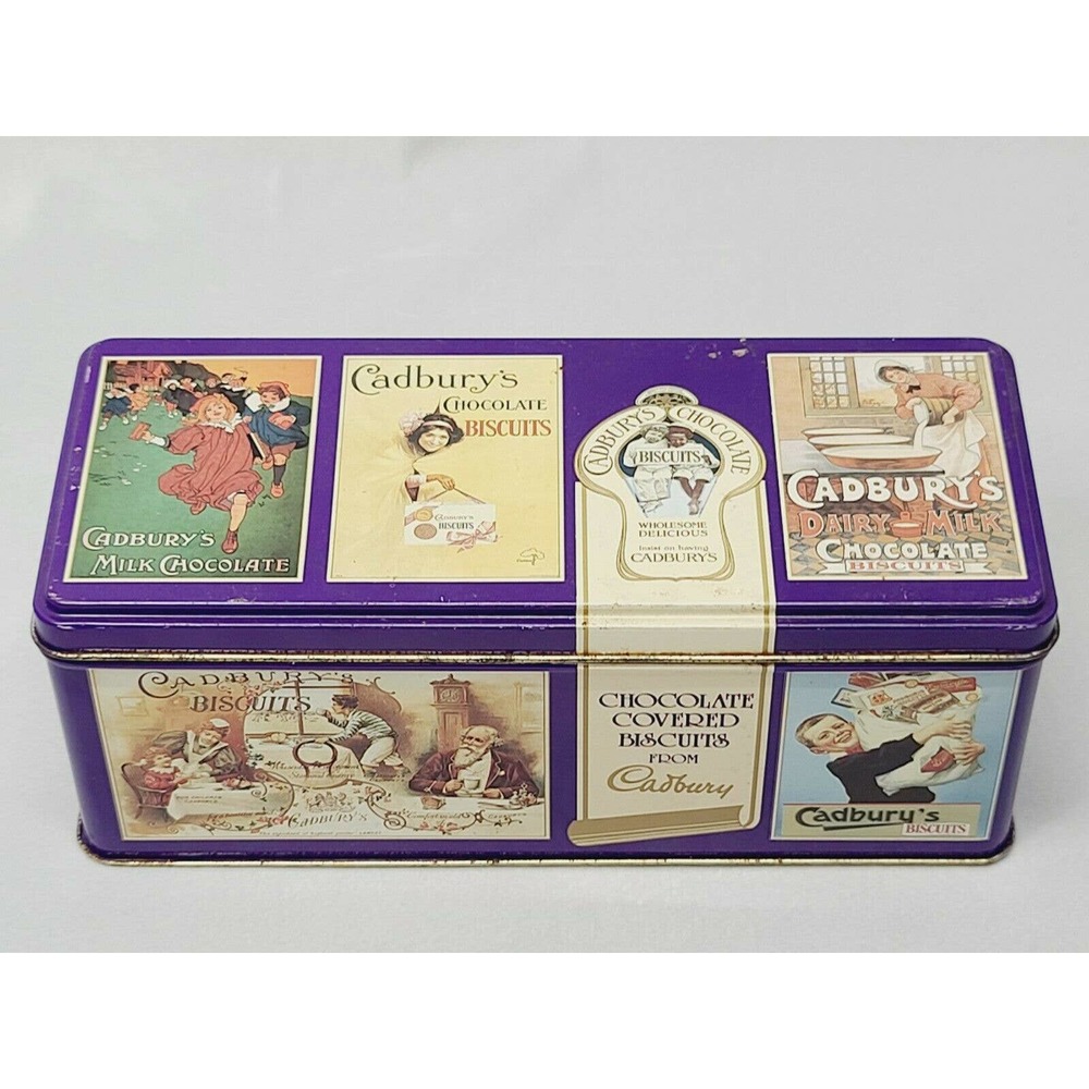 1998 Vintage Cadbury's Tin w/Hinged Lid